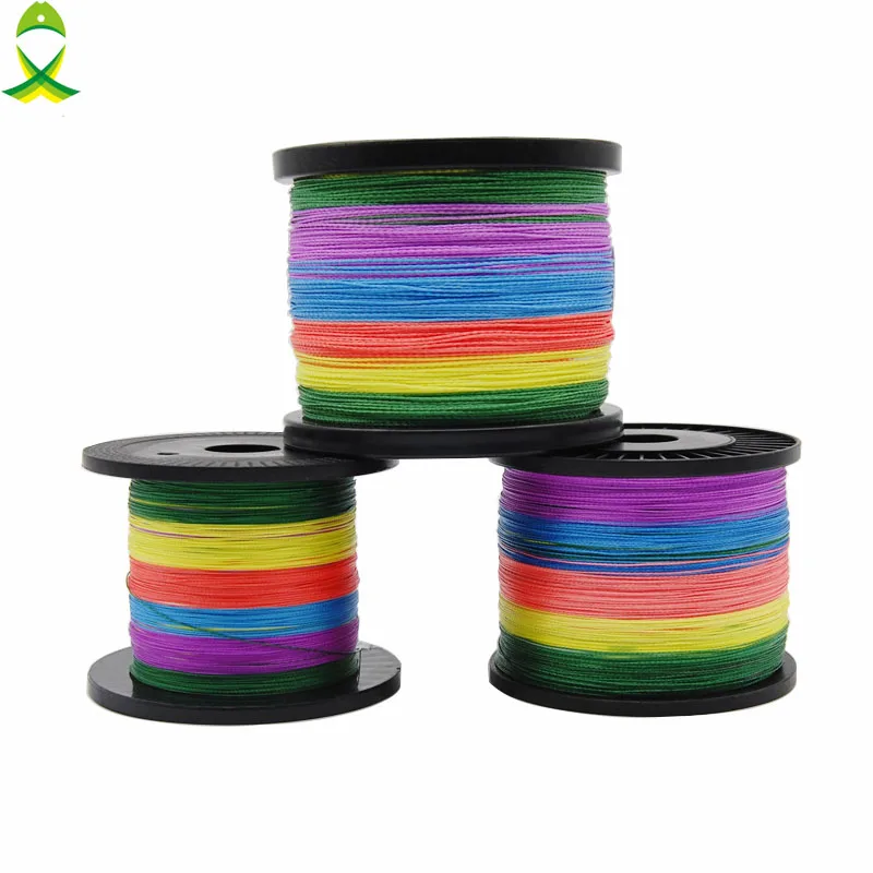 Леска плетеная рыболовная из ПЭ 4 нити 100 1000 м|4 strands|fishing linebraided fishing line |