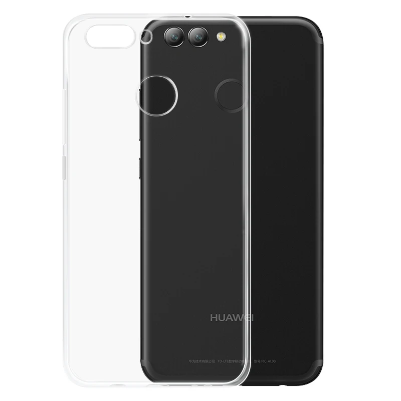 Прозрачный чехол для Huawei Nova 2 мягкий из ТПУ силикона задняя крышка Mofi прозрачный 5