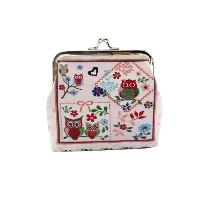 Женские бумажники Aelicy Owl Маленькая симпатичная мультяшная открытка Каваий