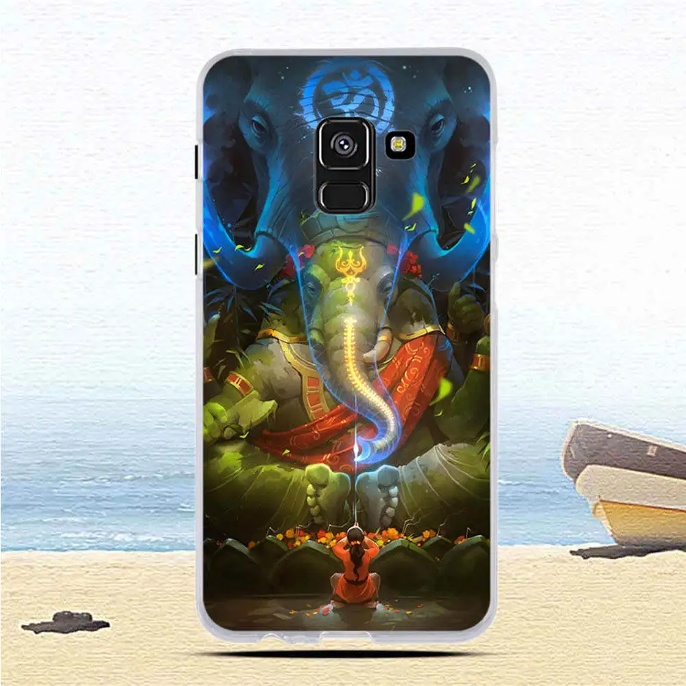 Новый окрашенный Мягкий силиконовый чехол для Samsung Galaxy A8 2018 A530 A530F телефона задняя