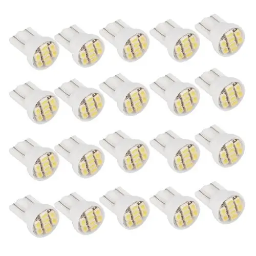 TOYL/20X T10 W5W 168 194 8 SMD светодиодный светильник лампы белый для автомобиля - купить по