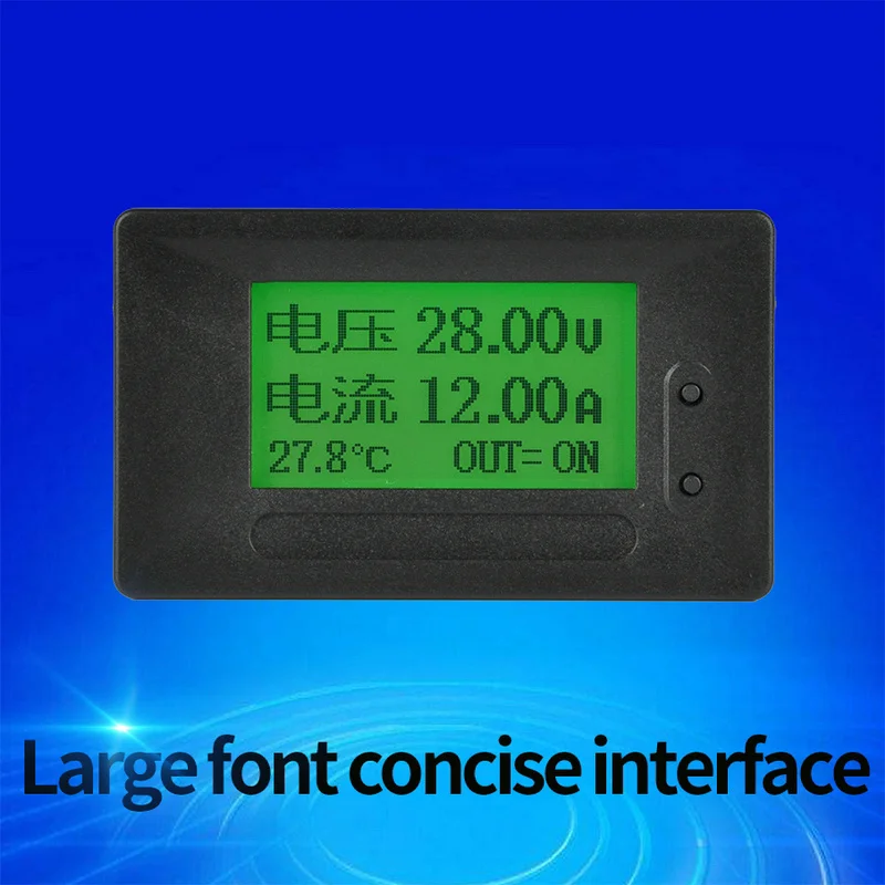 GC90 ЖК-DC6-200V 20A встроенный Шунт DC Многофункциональный тестер напряжение тока Амперметр Вольтметр Емкость детектор цифровой