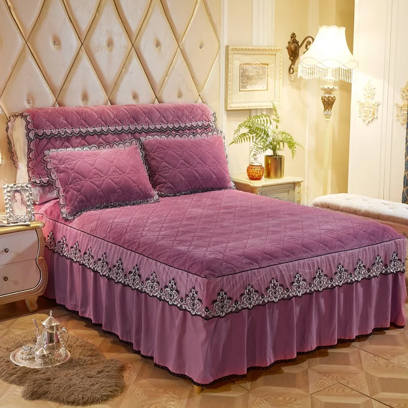 Комплект постельного белья из 3 предметов королевского размера с наволочкой