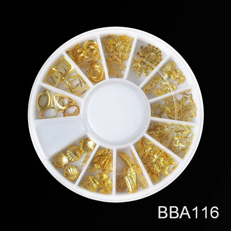 BBA116 AddFavor украшения для ногтей Стразы акриловые Золотая цепь с жемчугом металлические шпильки драгоценные камни Поддельные бриллианты лак для ногтей дизайн Камни - Цвет: BBA116