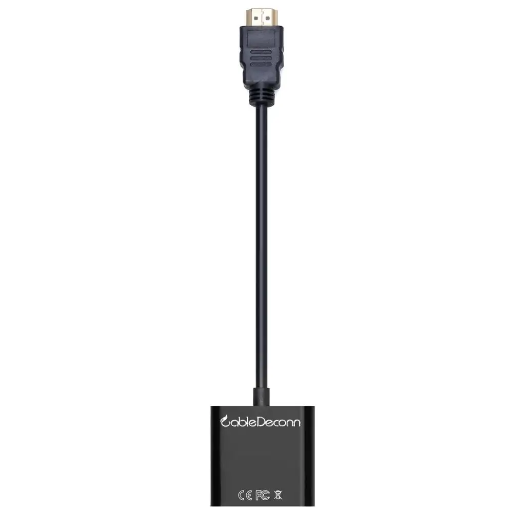 Адаптер HDMI VGA Папа мама преобразователь адаптер 1080P цифро аналоговое видео аудио