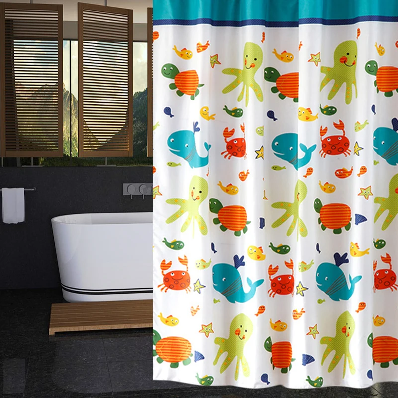 Rubihome душ Шторы для Ванная комната ПЕВА Сгущает Водонепроницаемый Декор