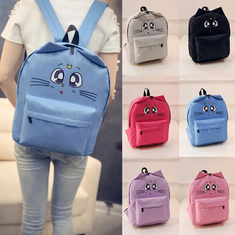Недавно Для женщин рюкзаки из плотной ткани в стиле кошачий глаз животных Печать