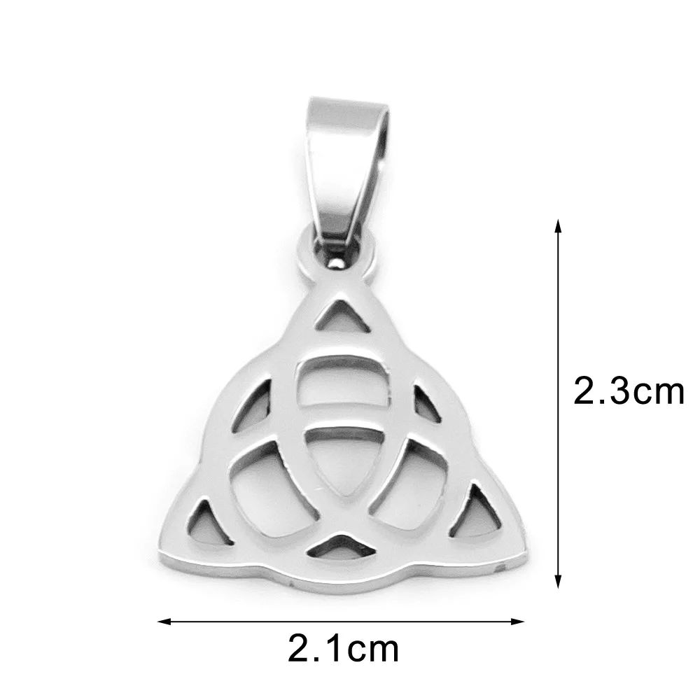 50 шт. Кристальный узел druids амулет triquetra треугольник троица Высокая полировка