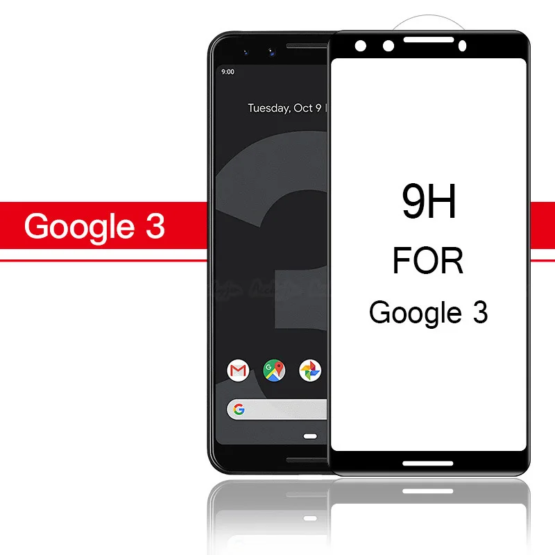 Закаленное стекло UVR 5D с холодной резьбой для Google Pixel 3 3XL 3D полное покрытие Защита
