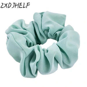 ZXDJHELF женские аксессуары для волос классического дизайна, Женская резинка для волос, держатель для конского хвоста, шифоновая веревка для волос, F020
