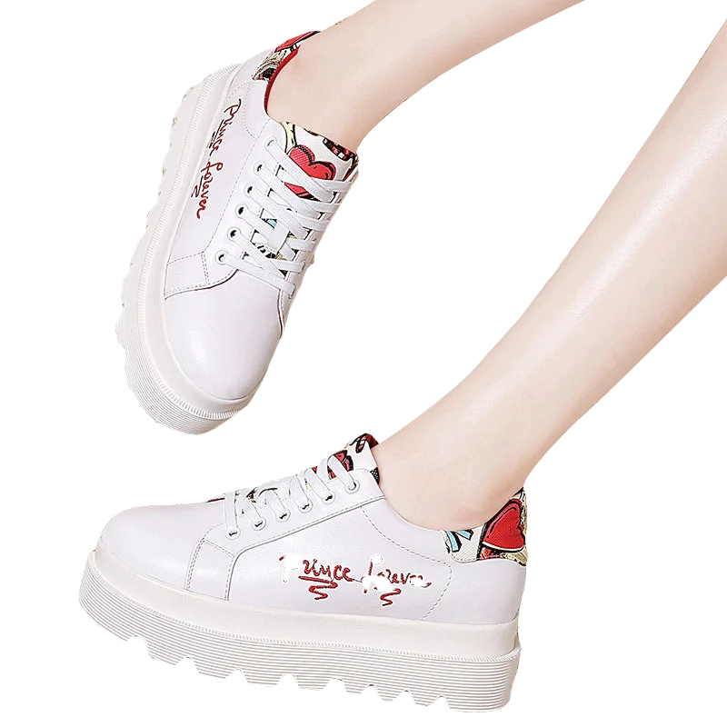 MOOLECOLE Heel 5.3CM White Black Sports Casual Shoes for Men Women USA5 5.5 6.5 7 8 EUR35 36 37 38 39 40 Model 73318 | Обувь