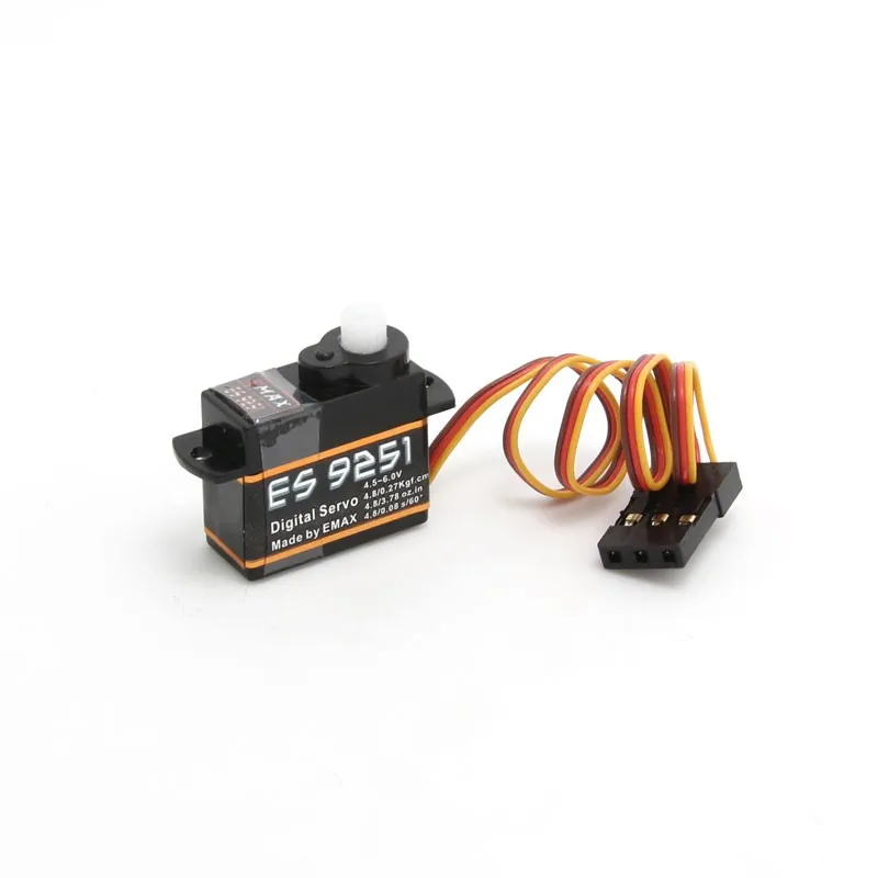 4 шт./лот EMAX ES9051 4,3g цифровой сервопривод Pastic шестерни 0,8 кг Крутящий момент для 3D F3P самолетов