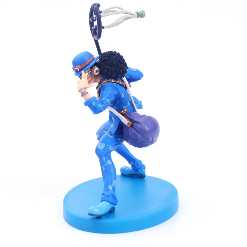 Аниме One Piece 15 см Usopp 20 я годовщина ver ПВХ экшн фигурки Blue Коллекционная модель