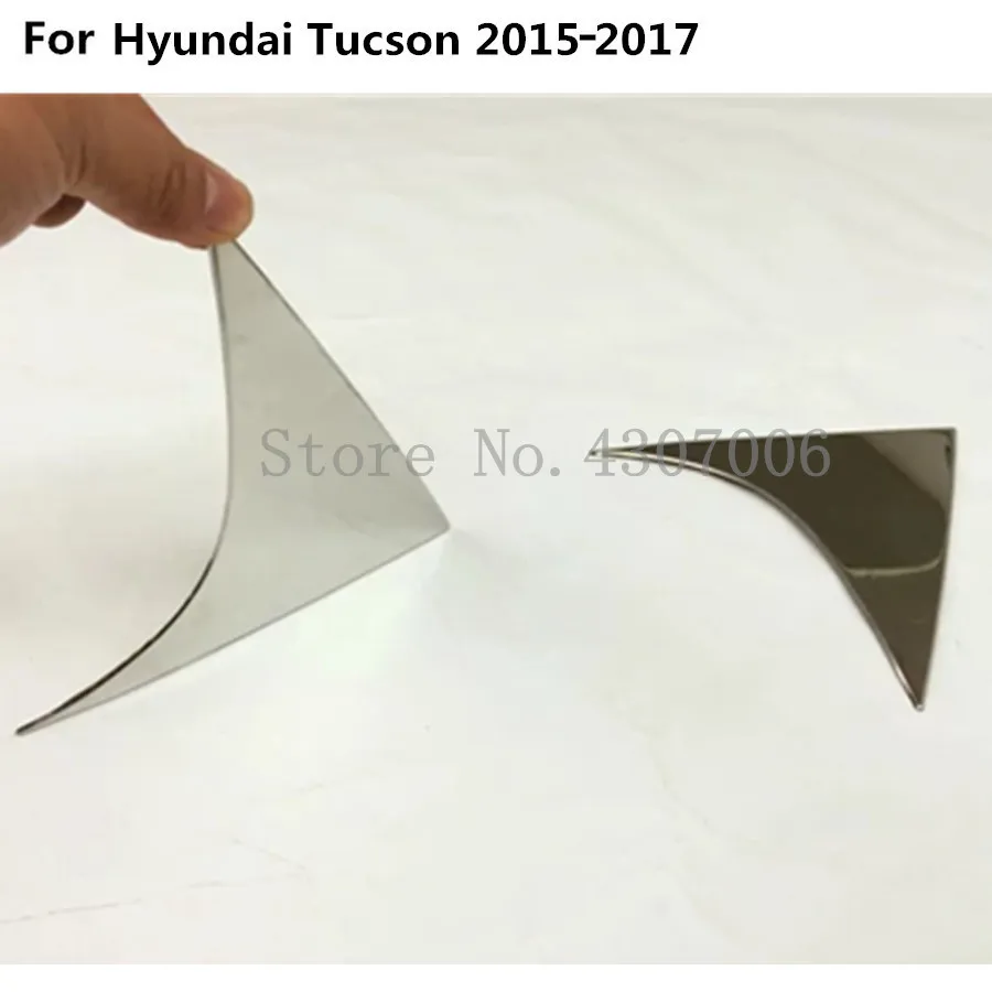 Для Hyundai Tucson 2015 2016 2017 2018 автомобиля ABS хромированный задний спойлер боковой