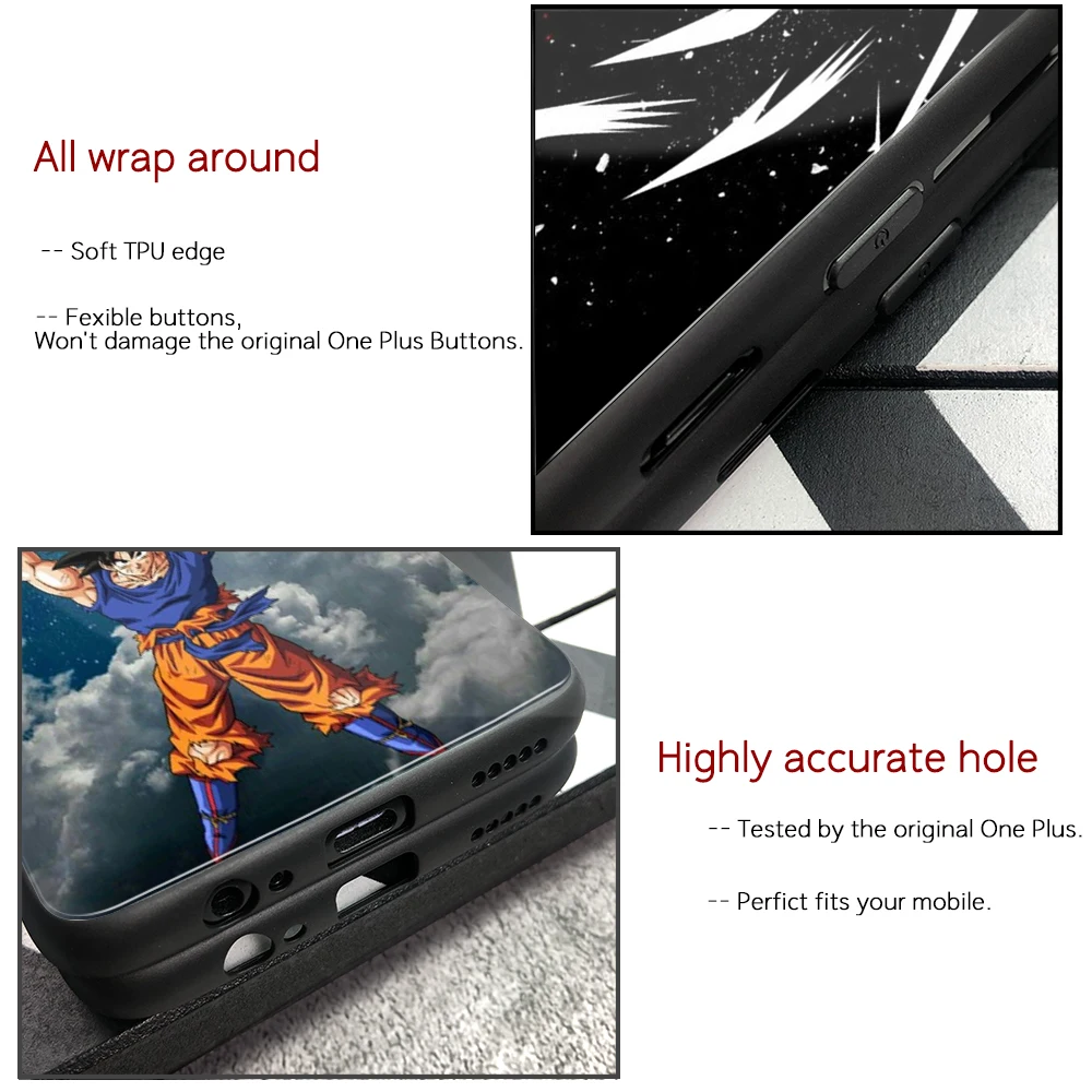 Чехол Finder для OnePlus 7 pro Чехол Dragon Ball Z Son Goku 7t стеклянная задняя крышка чехол для телефона оболочка для OnePlus 6t 6 7 pro