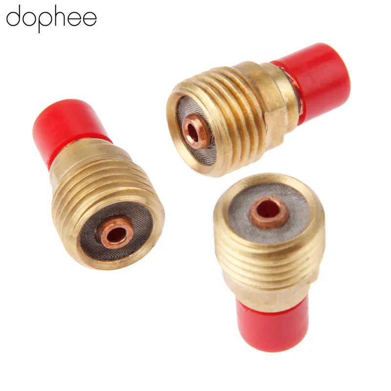 Dophee 3 шт. газовые линзы 45V44 3/32 &quot2 4 мм подходят для сварочных горелок TIG расходные