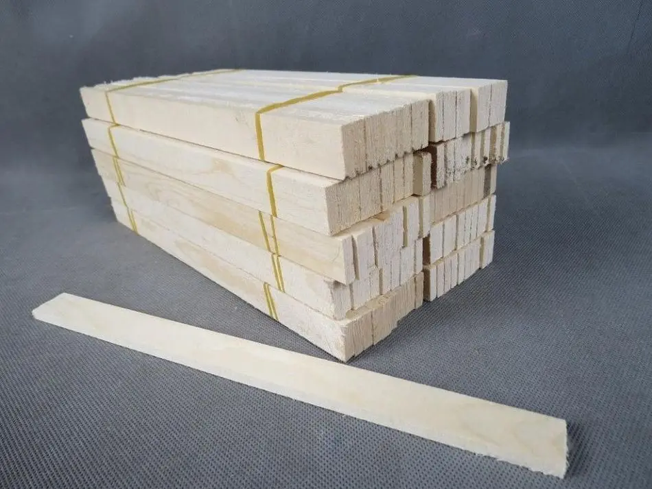 

10 strips violin bass bar make of aged Russia spruce