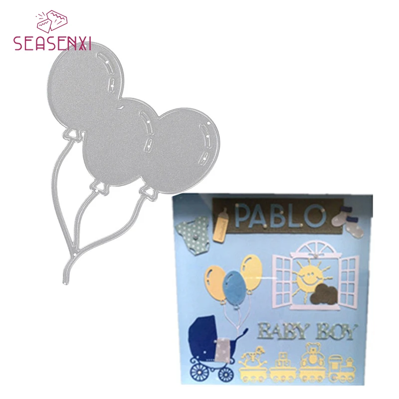 Lovely Balloon Metal Cutting Dies Stencils for Scrabooking New 2019 Embossing Paper Cards Making DIY Template Punch Crafts | Дом и сад