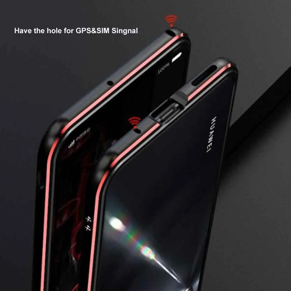 Чехол для huawei Nova 5 pro, алюминиевый чехол-бампер для huawei Nova 5, чехол, роскошная металлическая рамка для Nova 5i P20 Lite, чехол