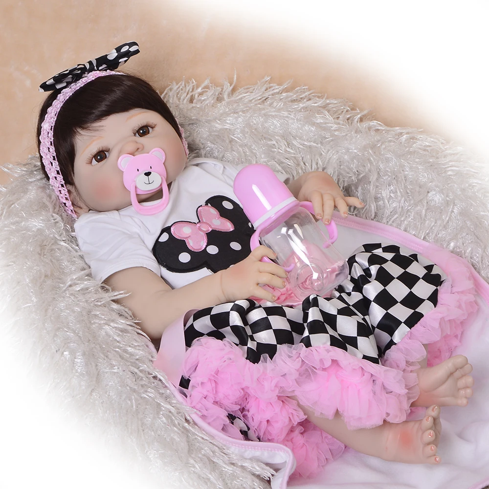 23 Full силиконовые куклы для новорожденных и малышей игрушки baby reborn lifelike винил