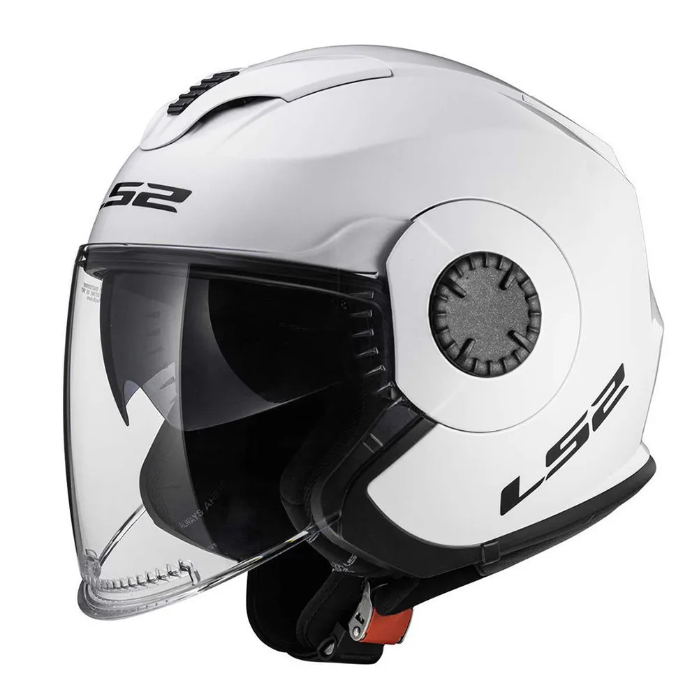 LS2 OF570 Verson 3/4 шлем с открытым лицом для мотоцикла скутера шлемы Kask 57066 Ретро Casco Moto