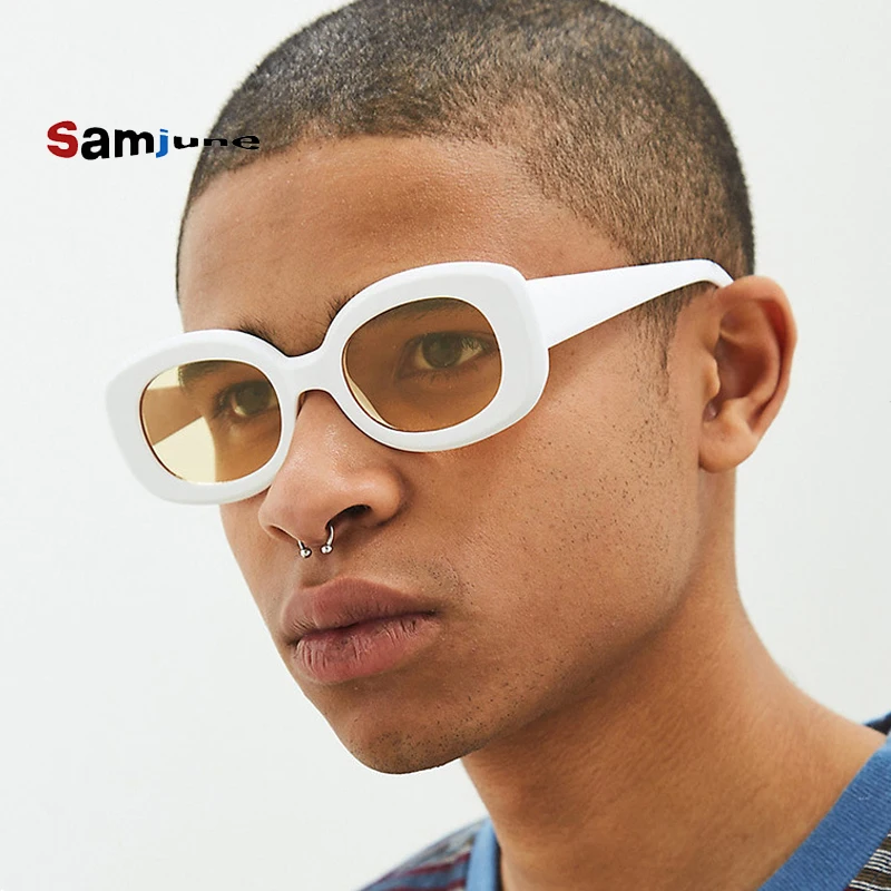 Samjune Новое поступление летние солнцезащитные очки для мужчин и женщин овальной