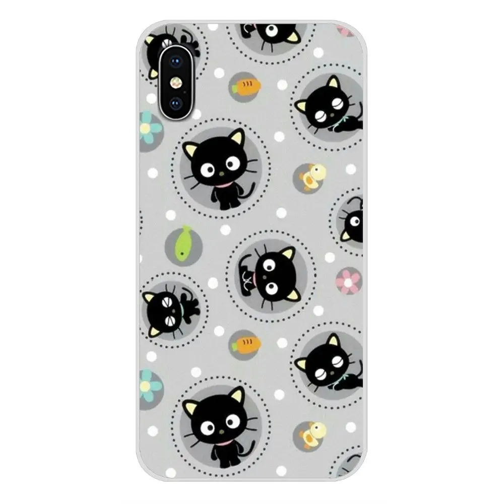 Милый кавайный Черный силиконовый чехол для телефона chococat Xiaomi Redmi Note 6A MI8 Pro S2 A2 Lite