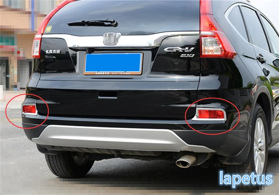 Lapetus внешний для Хонда сrv CR V 2015 2016 ABS хромированный задний туман светильник рамка