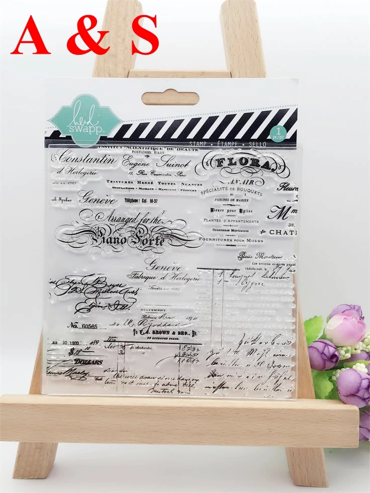 Эстетические музыкальные ноты ArrTransparent прозрачный штамп DIY силиконовые