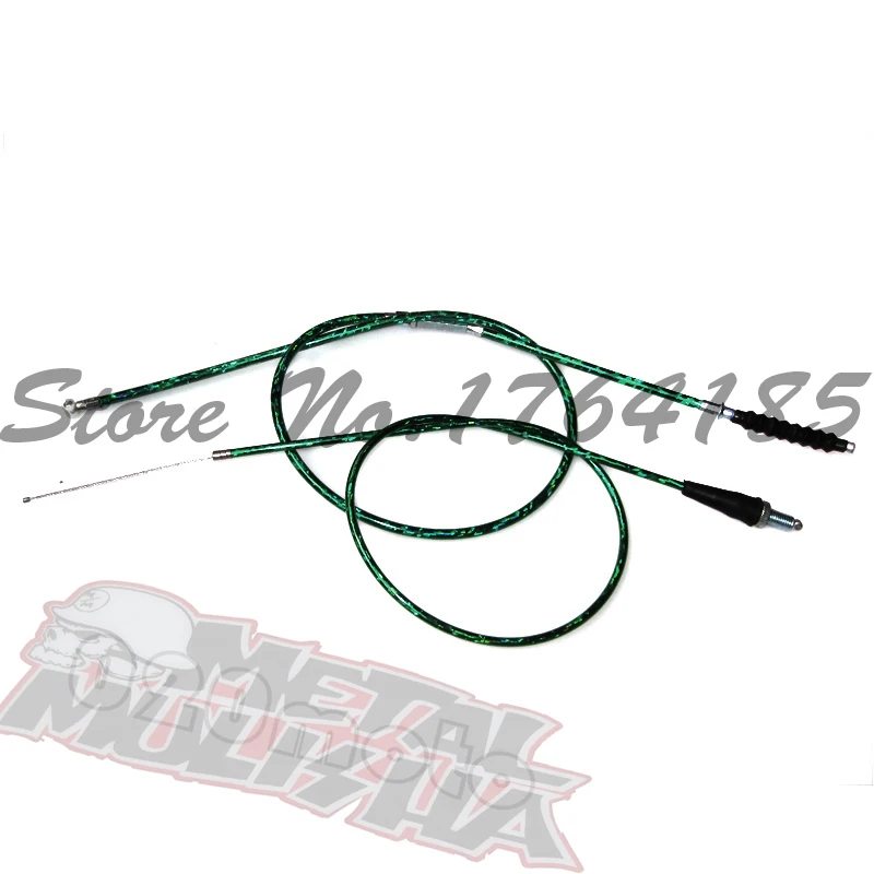 

Brandnew green throttle cable&clutch cable kit motocycle