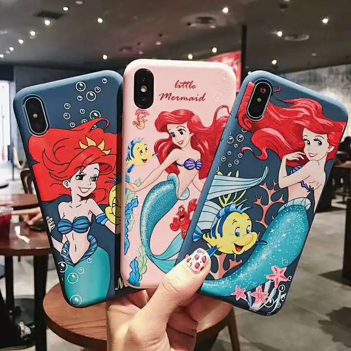 Русалочка классический Disneys аниме мультфильм милый чехол для iPhone Xs Max Xr X 8 7 6 S Plus