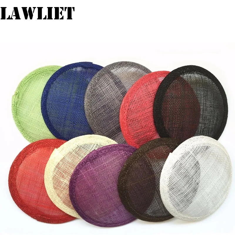 

B067 4.7" Round Sinamay Hat Fascinator Base Millinery Craft Material