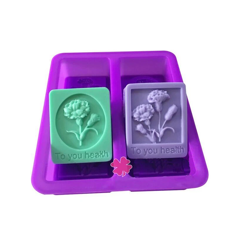 Квадратные силиконовые формы для мыла гвоздики помадки торта декоративная форма