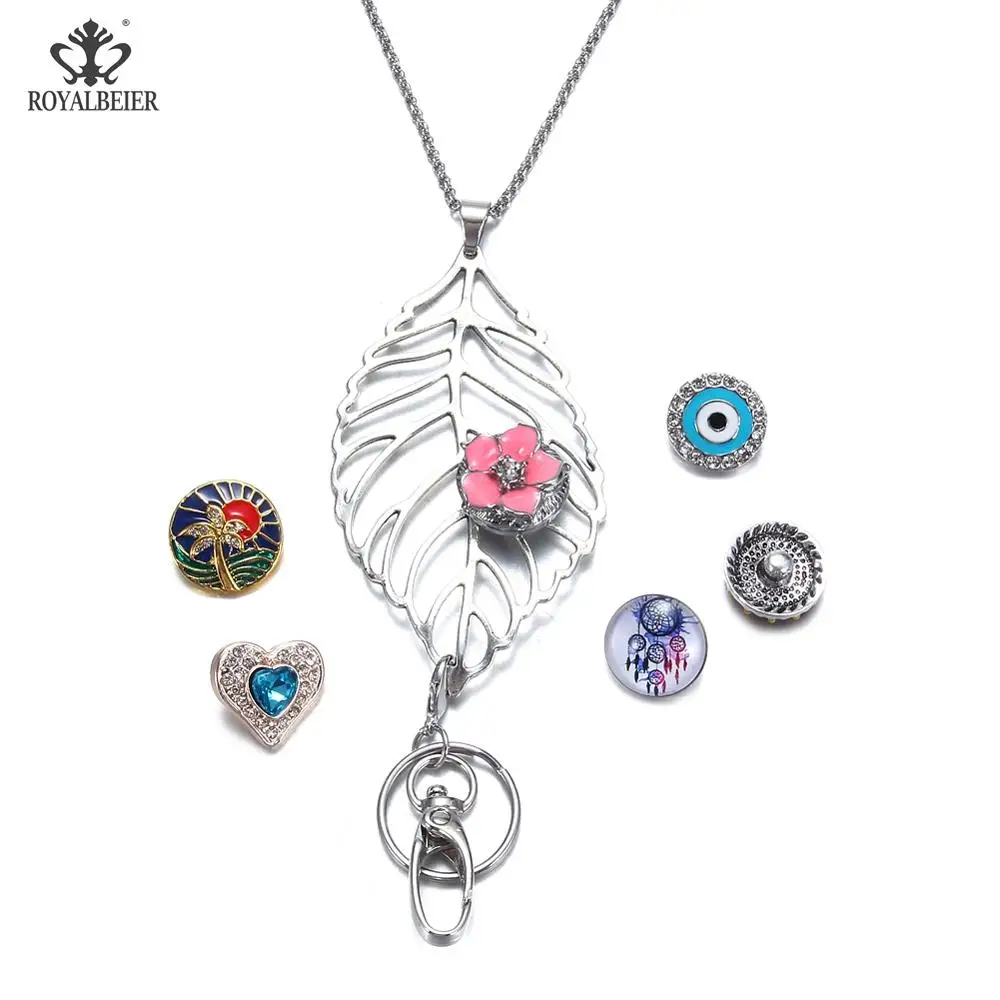 ROYALBEIER жизни дерево Сделай Сам Подвеска из нержавеющей стали ожерелье рабочий ID