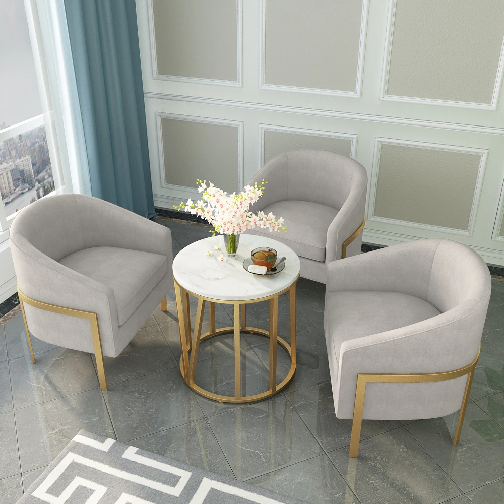 Сочетание стола и стула для кафе чайного магазина простое Сетчатое освещение