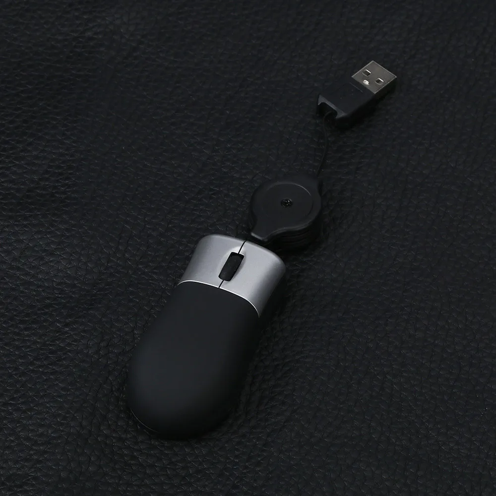 Портативная мини-игровая мышь выдвижное USB оптическое колесо прокрутки