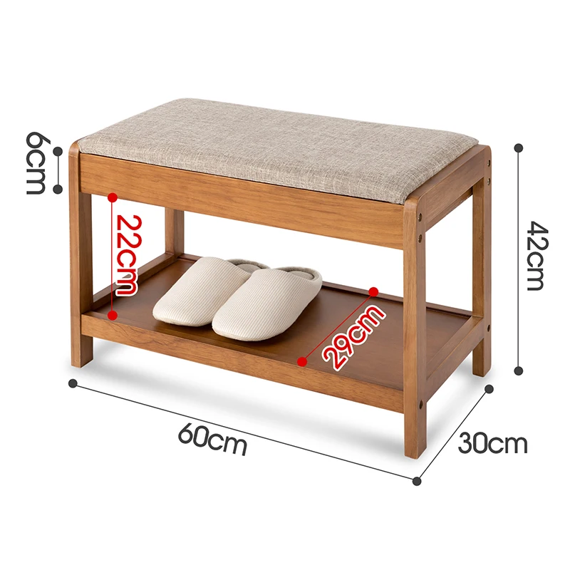 SINGAYE 2018 New Comfortable Shoe Bench Chair Wood Stools Shoes Furniture Sofa Storage Box Containing Modern Rack | Мебель