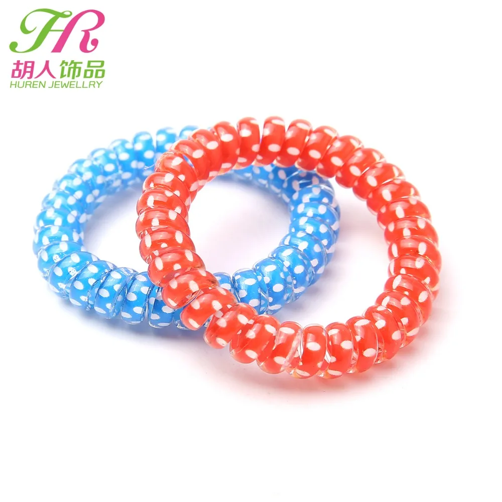 10 шт./партия Разноцветные эластичные резиновые аксессуары для волос телефонных