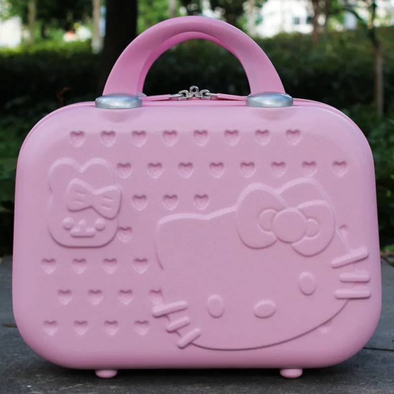 13 дюймов милый рисунок Hello kitty Для женщин чехол для макияжа/Бизнес дорожный Макияж