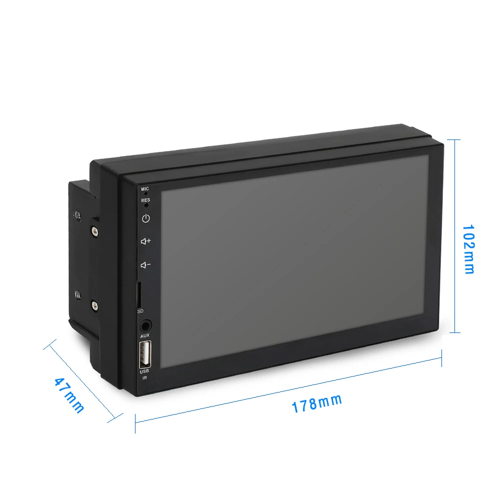 AMPrime 2din автомобильный радиоприемник 7 &quotсенсорный экран MP5 плеер Bluetooth USB AUX TF