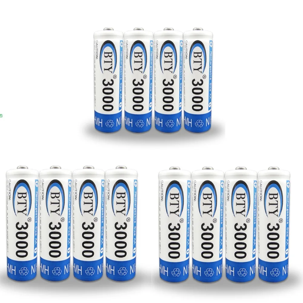 Аккумуляторная батарея BTY AA 1 2 V 3000mAh Ni-MH с BTY-825 Ni-Cd AAA | Электроника