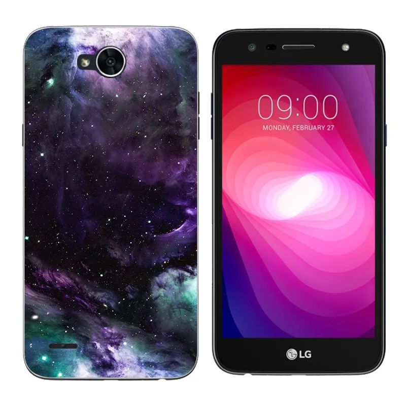 for LG X Power 2 Silicone Case K10 Cover Billow Printing Soft TPU Mobile Phone Bags K 10 |