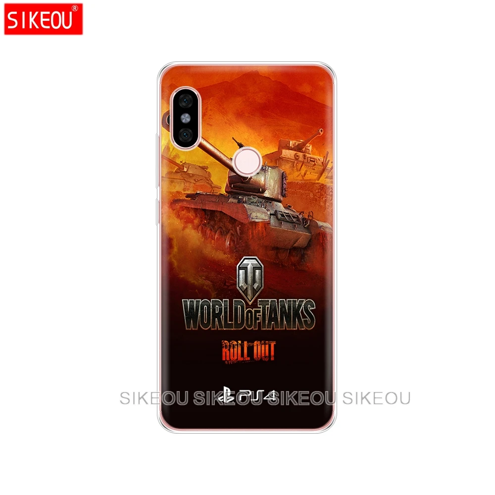 Силиконовый чехол SIKEOU world of tanks для Xiaomi redmi 5 4 1 1s 2 3 3s pro PLUS note 4X 4A 5A | Мобильные