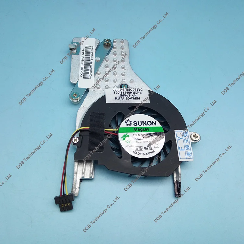 Laptop CPU Cooling Fan for HP COMPAQ MINI CQ10 Mini 110-3000 HSTNN-Q46C 608772-001 AD5005HX-QD3 3 PIN FAN heatsink | Компьютеры и офис