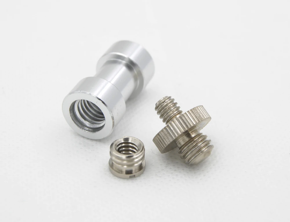 5x 1/4" to 3/8" Female Male Tripod Mount Screw Convert Adapter Flash Light Stand Spigot | Электроника