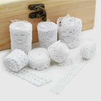 10 yards lot white cotton lace cloth wrap knitting embellishments diy patchwork crafts lace trims scrapbooking