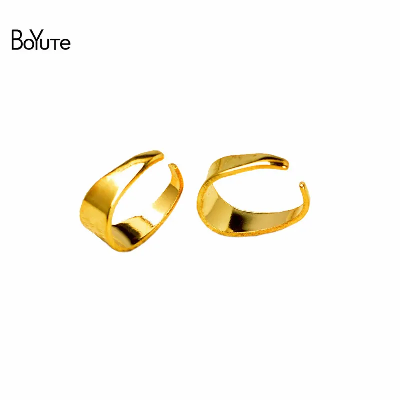 

BoYuTe (100 шт./лот) 4*8 мм 5*12 мм металлические застежки железная белая K Золотая зеркальная ручная работа ювелирные аксессуары