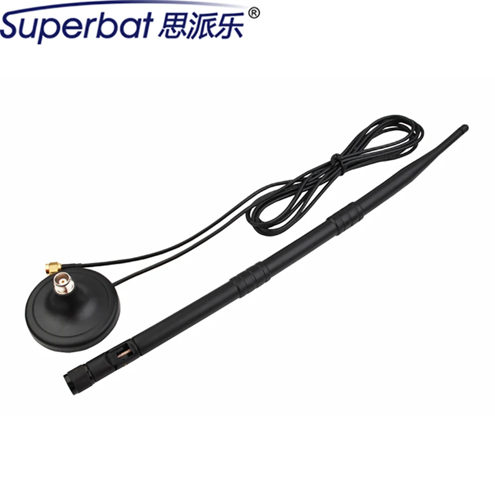 Superbat 9dBi 850 960/1710 2170 МГц UMTS/HSPA/CDMA/GSM/3G RP SMA разъем Omni Магнитная Базовая антенна