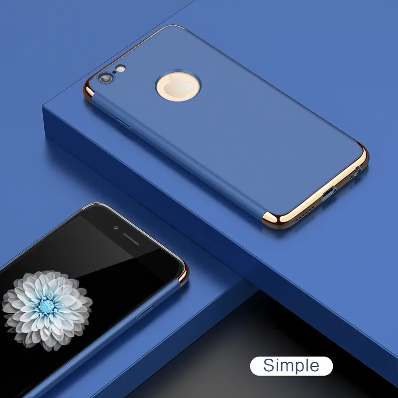 GrandEver Модный чехол с покрытием из розового золота для iPhone 7 ультра тонкие милые