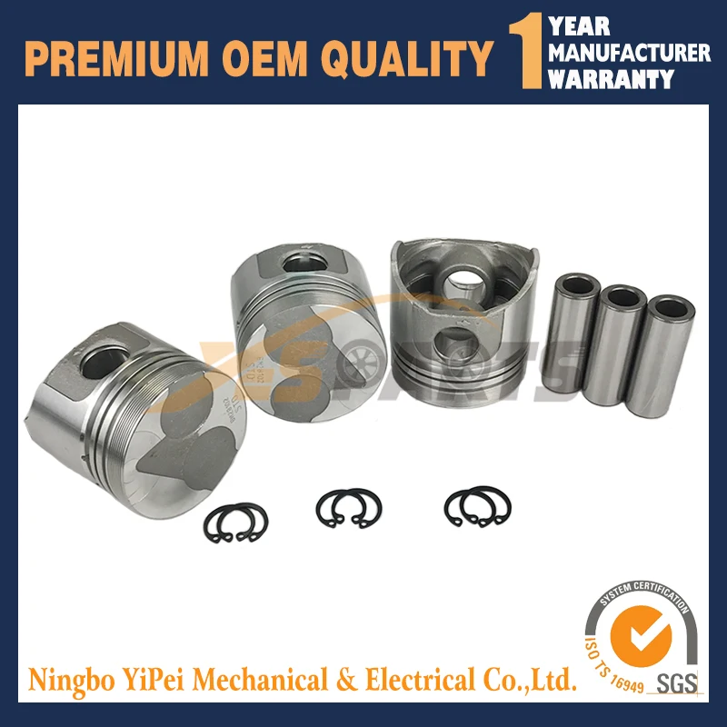 

72 мм Новые 3 шт. поршень std 16304-2110 для KUBOTA D905 D905E B905B B905H двигателя